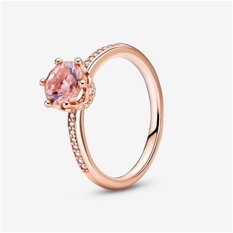 Feel like a princess every day of the week with this magnificent tiara-inspired ring. . Pandora crown ring rose gold